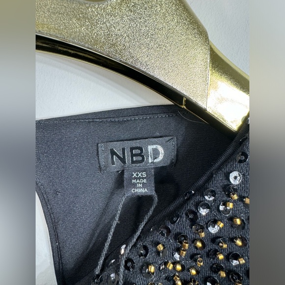 REVOLVE Smyth Dress in Black & Brass NBD size xxSmall New with tags retails $218 - Picture 12 of 16